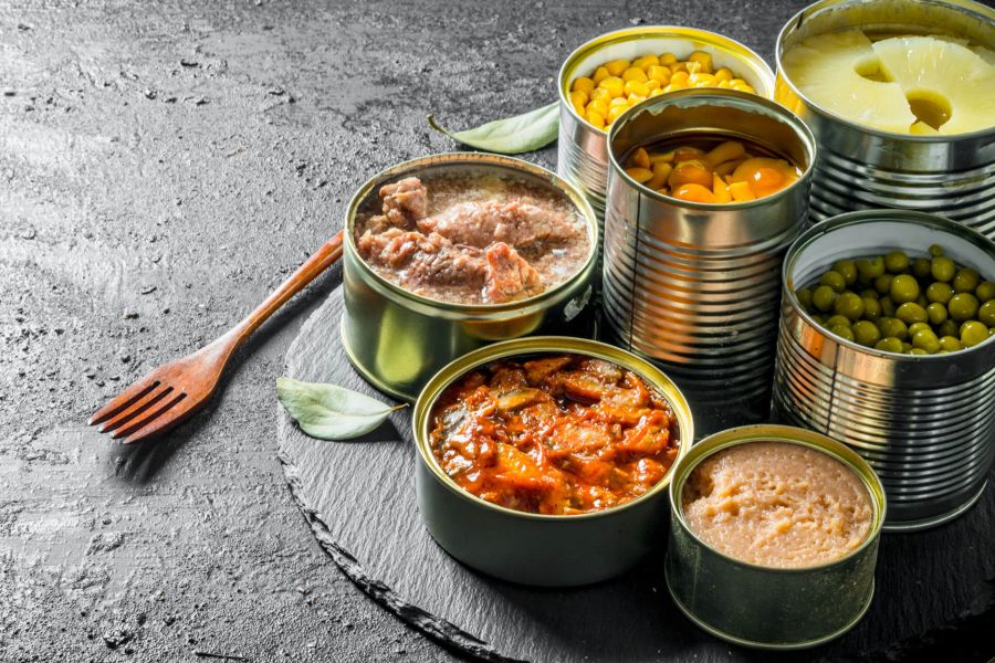 المعلبات الغذائية